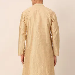 Jompers Men Beige Thread Work Kurta image 4