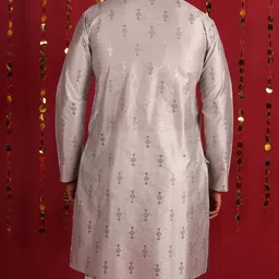 Lightpole Ethnic Motifs Embroidered Thread Work Straight Kurta image 5