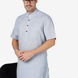 Modi Kurta Mandarin Collar Regular Fit Kurtas image 2