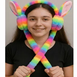 agnix Fleece Lined Chu Chu Headphone Muffler for Boys | Extra Warmth Ear Muff-picture-27