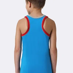 Van Heusen Boys Scoop Neck Quick Dry Contrast Trim Vests IKBBVT1ASB62001 image 4