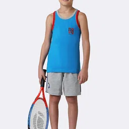 Van Heusen Boys Scoop Neck Quick Dry Contrast Trim Vests IKBBVT1ASB62001 image 5