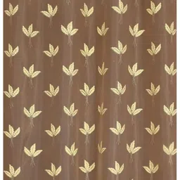 urban arts 152 cm (5 ft) Window Tissue Semi Transparent Curtain Single Curtain image 3