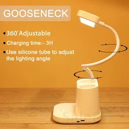 firstlike Touch Control Multifunctional LED Lamp With Eye Protect & Mobile Holder Study Lamp image 2