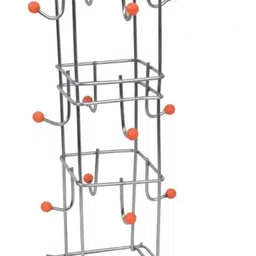 tajpur traders Cup Kitchen Rack Steel image 1