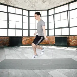 dr pacvu Set of3|Hand Gripper,2 Gripper,Plastic Jump Skipping Rope|Body Fitness Equipment Fitness Accessory Kit Kit image 2