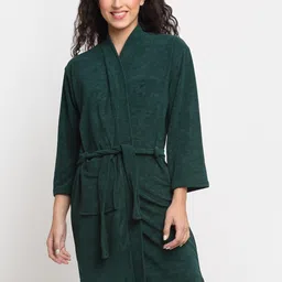 lacylook Green Medium Bath Robe-picture-15