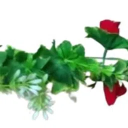 kingstyle impex Artificial Flowers Home Decoration Vine Creepers Plant Wall Hanging Chain E1135A Multicolor Rose Artificial Flower image 2