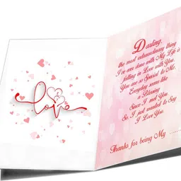 midas craft I Love You Dheer ….15 Romantic Card Greeting Card image 2