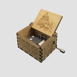 orfin Wooden Music Box Happy Birthday Instrument (Brown)-picture-16