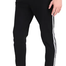 ataci Men Solid Black Track Pants-picture-47