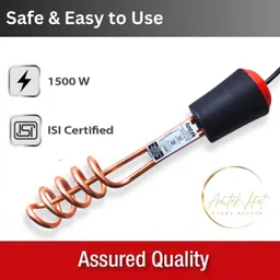 wrixty ISI Mark High Quality Immersion Waterproof and Shockproof Rod 1500 W Shock Proof Immersion Heater Rod image 2
