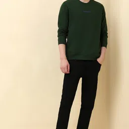 allen solly Men Full Sleeve Solid Sweatshirt image 2