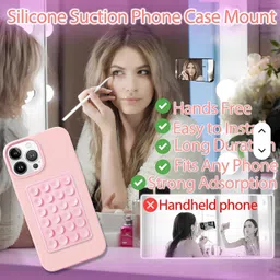 RALGUAT Silicone Suction Phone Case for Hands-Free Mobile Accessory Holder [PACK OF 2] Mobile Skin image 4