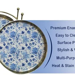 urbannest Round Reversible Marble Coaster Set image 3