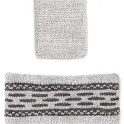 Bharatasya Kids Pack Of 2 Knitted Sweatband & Wristband-picture-18