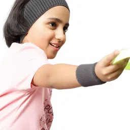 Bharatasya Kids Pack Of 2 Knitted Sweatband & Wristband image 3