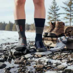 naosucura Men Graphic Print Mid-Calf/Crew image 5