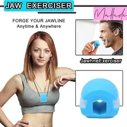 mallade Premium Jaw, Face shaping & Double Chin Reducer Facial Muscle ExerciserFace Shaping Mask image 2