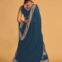 fashion filament – live your fashion Embroidered Semi Stitched Lehenga Choli image 2