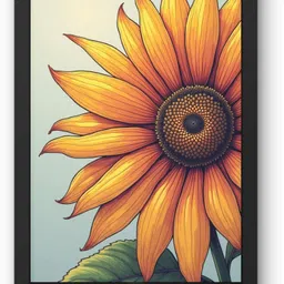 arcapture Beautiful Flower Wall Painting for Home Decoration for Living Room, Bedroom Digital Reprint 12 inch x 9 inch Painting-picture-12