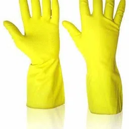 pehel international Cleaning Gloves Reusable Rubber Hand Gloves, Stretchable Gloves for Washing Cleaning Kitchen Garden Wet and Dry Disposable Glove-picture-14