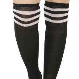 Women Striped Thigh, Over the Knee-image-2