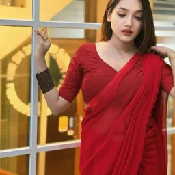 moda rapido Solid/Plain, Dyed Bollywood Georgette Saree image 3