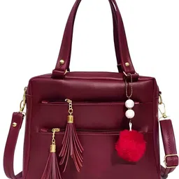 cleto Maroon Women Sling Bag CT-HAMZAMAROON_PNDNT image 1