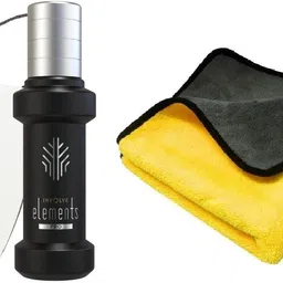 involve Element Pro Silver Sparkle Car Freshener + Microfiber Cotton Cloth Car Freshener Spray image 1