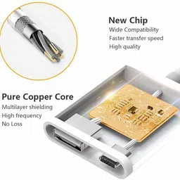 Etzin Transfer Connector OTG USB 3.0 to iPhone Adapter Lightning to USB Camera Adapter USB Adapter image 2