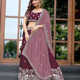 jogmaya fashion Embroidered Semi Stitched Lehenga Choli image 3