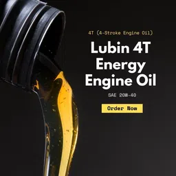 lubin ENERGY 4T 20W-40 Motorcycle Engine Oil|High Performance & Smooth Gear Shift JASO MA2, API SM Superior Engine Protection & Mileage for All 4-Stroke Bikes Synthetic Blend Engine Oil image 4