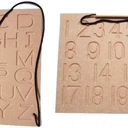 dgcrayons Wooden Writing Practice Tracing Boards- Capital Alphabet & Number (Set of 2)-picture-47