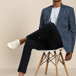 invictus Men Checkered Single Breasted Casual Blazer-picture-22