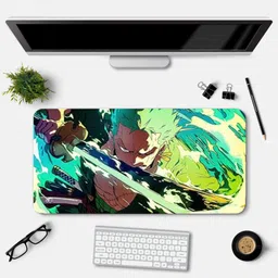 AIM D GAME Laptop/Desktop Mat Demon slayer Animie Tanjiro Printed, Non Slip Base Mousepad Non Slip Base Mousepad-picture-32