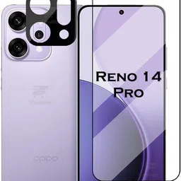 WonReza Edge To Edge Tempered Glass for Reno 14 Pro, Reno 14 Pro 5G, with Camera Lens Protector-picture-21