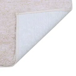 pano Beige Solid MicroFibre 14x10 Inches Antiskid Bath Mats image 4