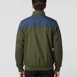 SANTMARCO Men Colorblock Full Sleeve Windcheater Jacket Colorblock Men Wind Cheater image 2