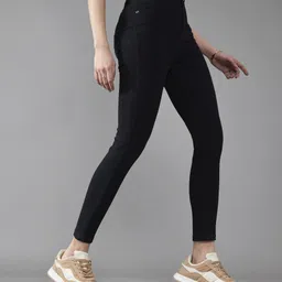 dolce crudo Women Skinny High Rise Black Jeans image 2