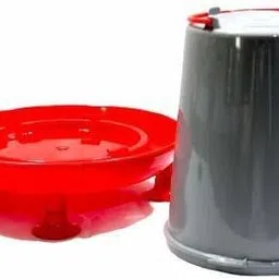 taiyo pluss discovery Poultry Water Feeder, Size: (24X16 cm) (LXH), Automatic Hen & Chicken Poultry Water Feeder and All Other Types of Birds (1.5L Capacity) (RED) Common Bird Feeder image 3