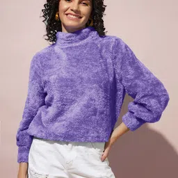 the dry state Women Full Sleeve Solid Sweatshirt-picture-42