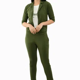 Women Green Romper-image-36