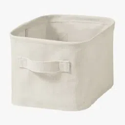 muji Half Rectangular Polyester Linen Soft Box-Small-picture-14