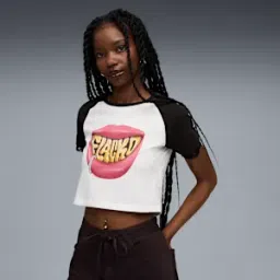PUMA X A$AP ROCKY FLACKO Smile Baby Women Boxy Fit Graphic T-shirt-picture-16