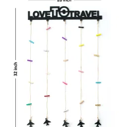 art street Black Jute Single Pc Ams Clip Photo Frames image 3