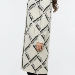 hallinton NYLON Self Design Coat For Women image 3