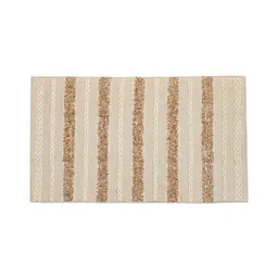 jutie pie Beige Shag 3 X 5 Cotton Hand Woven Carpet image 4