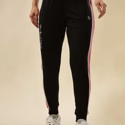 dollar Women Solid Black Track Pants-picture-10