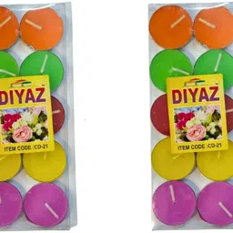 Long Burning Tealight Candle Pack | Wax Tealight Set Candle Candle-image-57